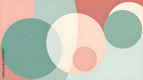 Wallpaper Mural basic pastel wallpaper background pattern, basic shapes and patterns Torontodigital.ca