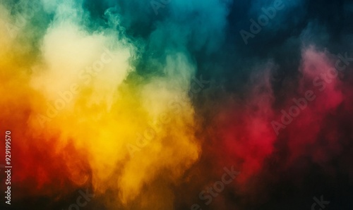 Abstract Colorful Smoke Background