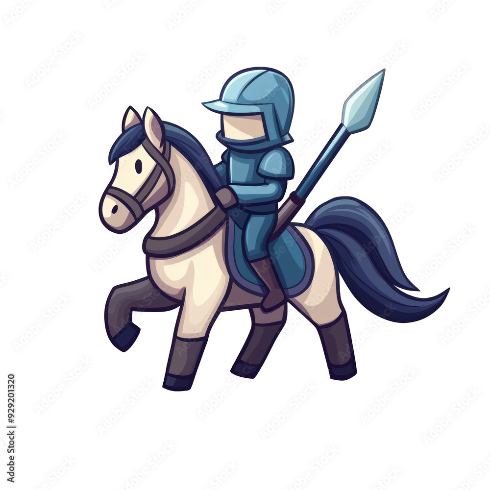 A brave knight in armor rides a gallant horse, wielding a spear, ready for adventure and chivalry in a fantasy world. transparent background A brave knight in armor rides a gallant horse, wielding a spear, ready for adventure and chivalry in a fantasy world. transparent background