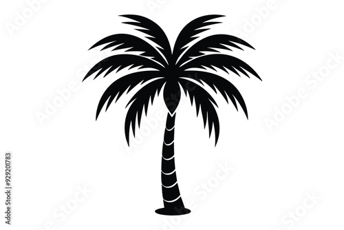 Modern Vector Palm Tree Design - Stylish and Minimalist Illustration