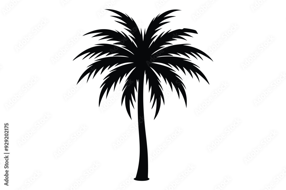 Modern Vector Palm Tree Design - Stylish and Minimalist Illustration Modern Vector Palm Tree Design - Stylish and Minimalist Illustration