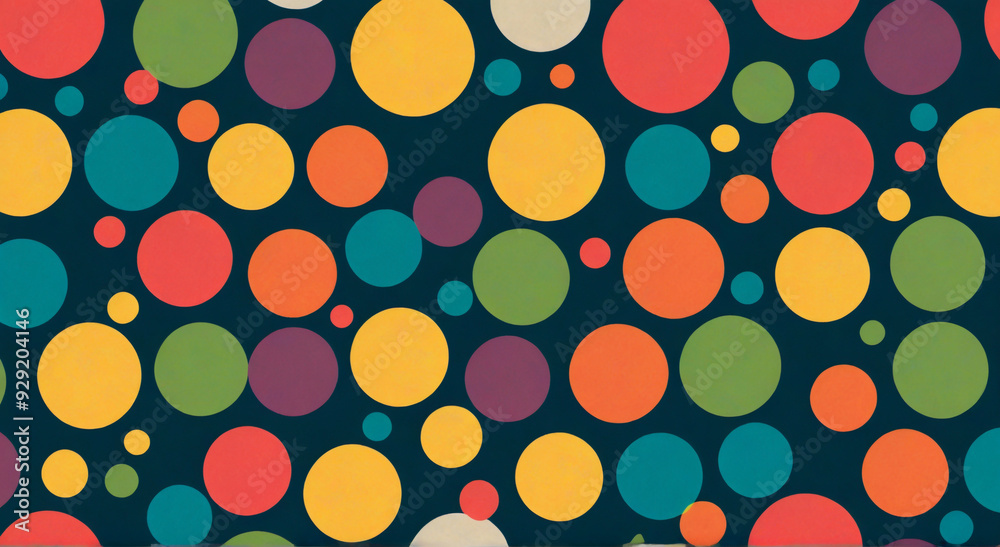 seamless pattern with colorful circles seamless pattern with colorful circles