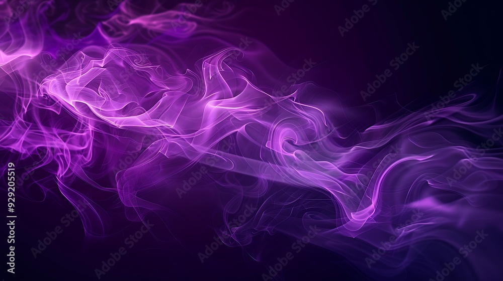 Abstract purple background with swirling smoke effect Abstract purple background with swirling smoke effect