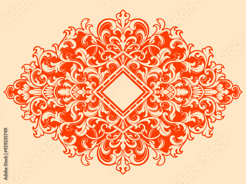 Frame ornament vintage classic element decoration