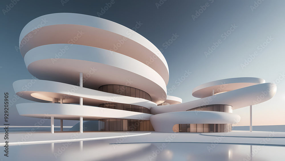 Futuristic Luxury Architecture Generative AI Futuristic Luxury Architecture Generative AI