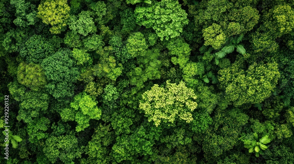 Aerial View of a Lush Green Forest Canopy Aerial View of a Lush Green Forest Canopy