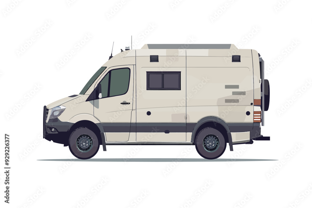 Prisoner Transport Vehicle stock image isolated vector style Prisoner Transport Vehicle stock image isolated vector style