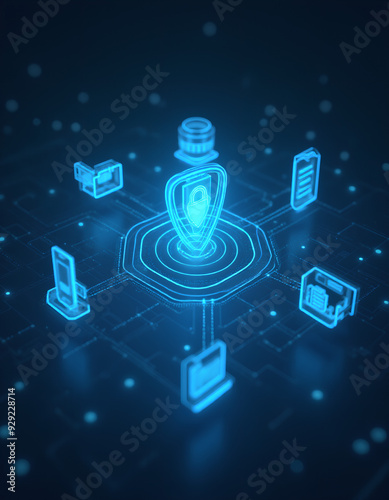 holographic interface and security symbols