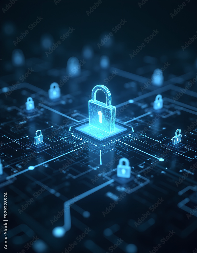 holographic interface and security symbols holographic interface and security symbols