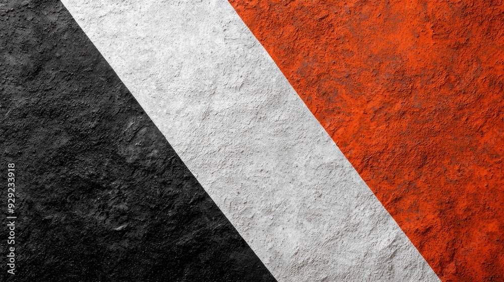 Vibrant textured wall with contrasting colors