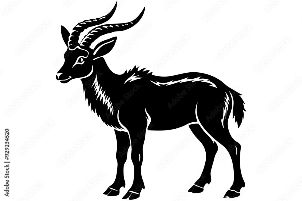 silhouette of a markhor vector, markhor flat icon
silhouette of a markhor vector, markhor flat icon