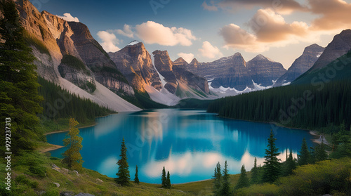 lake in mountains