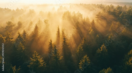 Golden Forest Rays