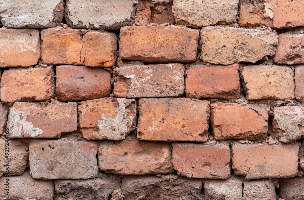 Weathered brick wall texture background Weathered brick wall texture background
