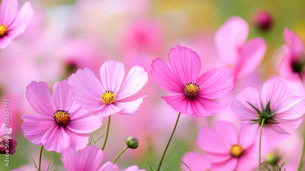 Delicate pink flowers in soft focus with gentle lighting, creating a dreamy atmosphere. Suitable for romantic or serene designs. Delicate pink flowers in soft focus with gentle lighting, creating a dreamy atmosphere. Suitable for romantic or serene designs.