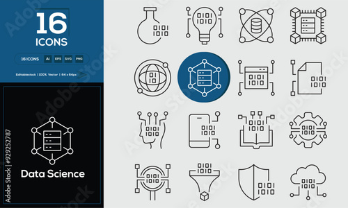 Data Science Set of high-quality icons that are suitable for Sadness. And change your next projects with minimalist icon design, perfect for websites, mobile apps, books, social media