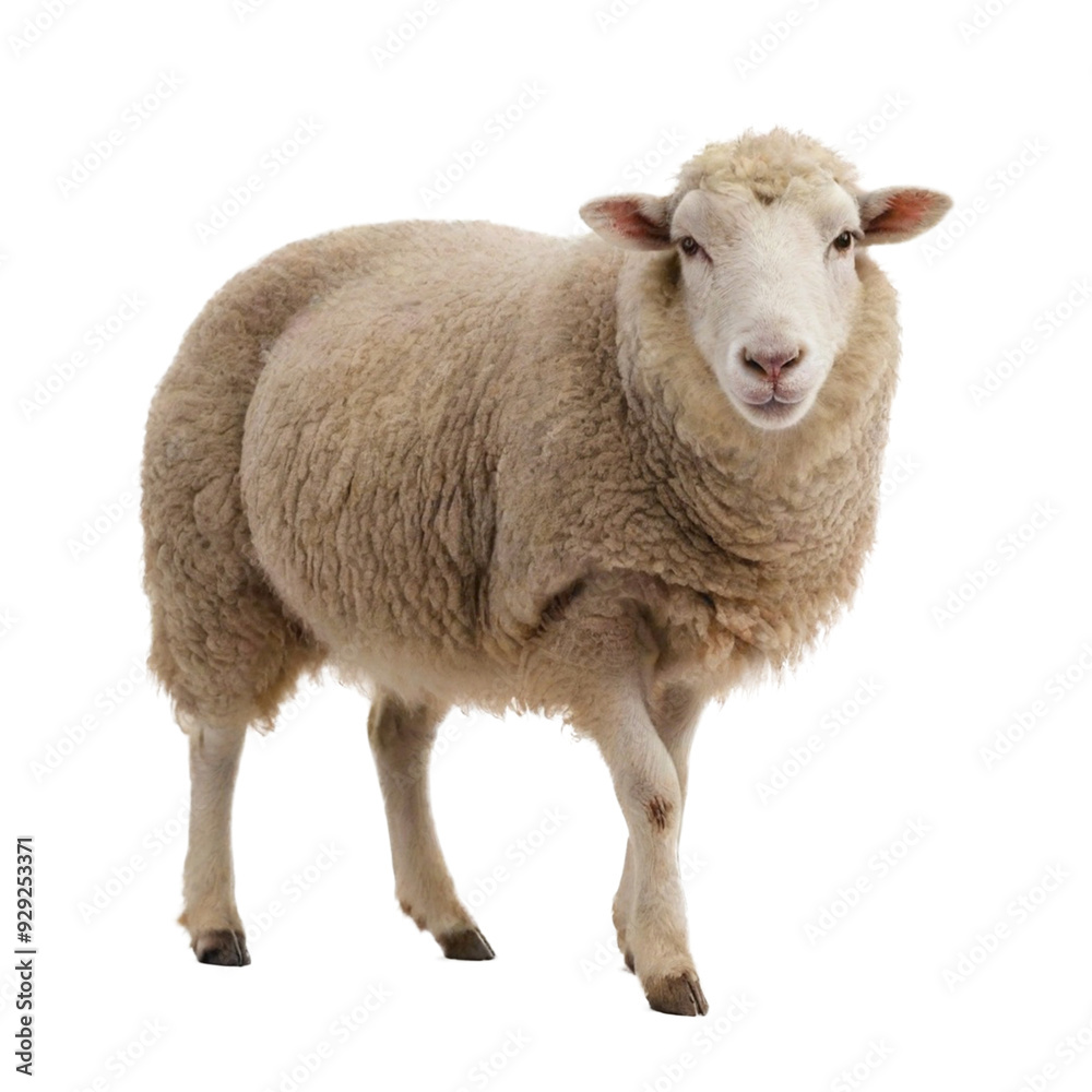 Sheep isolated on a Transparent Background Sheep isolated on a Transparent Background