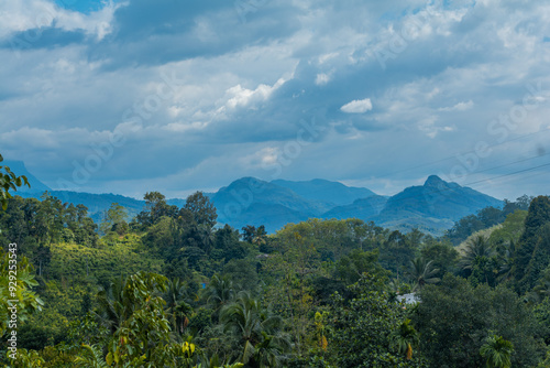 landscape with sky and clouds