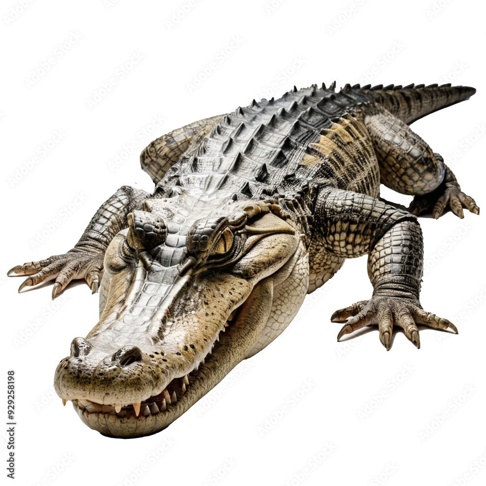 Fototapeta premium crocodile isolated on Transparent Background