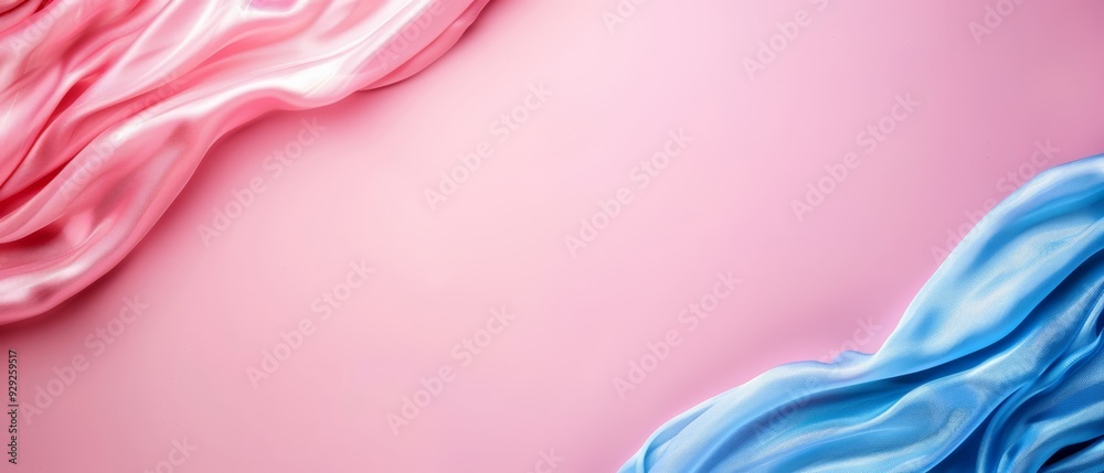 Obraz premium blue and pink background