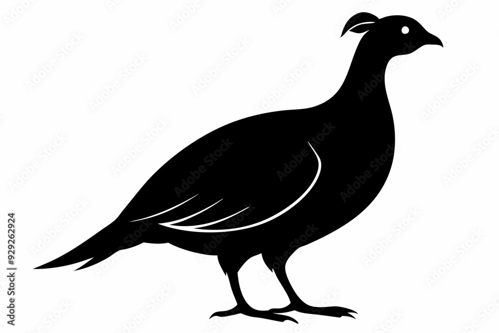 partridge vector silhouette, partridge bird icon vector illustration partridge vector silhouette, partridge bird icon vector illustration