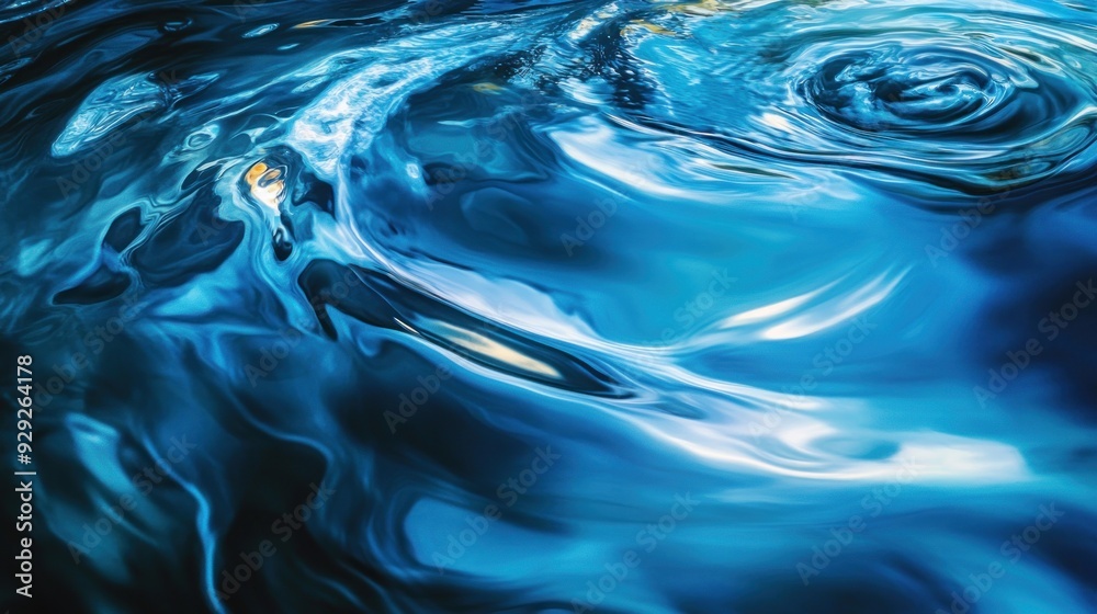 Abstract Blue Water Ripples Abstract Blue Water Ripples