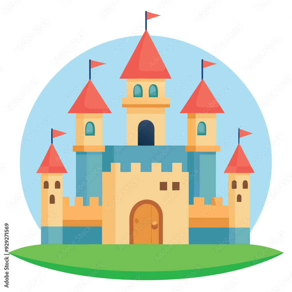 Castle Vector Design Castle Vector Design
