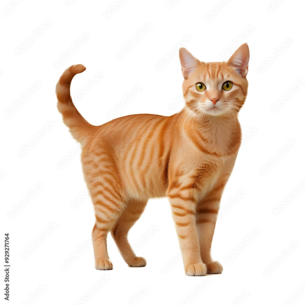 cat isolated on white background cat isolated on white background