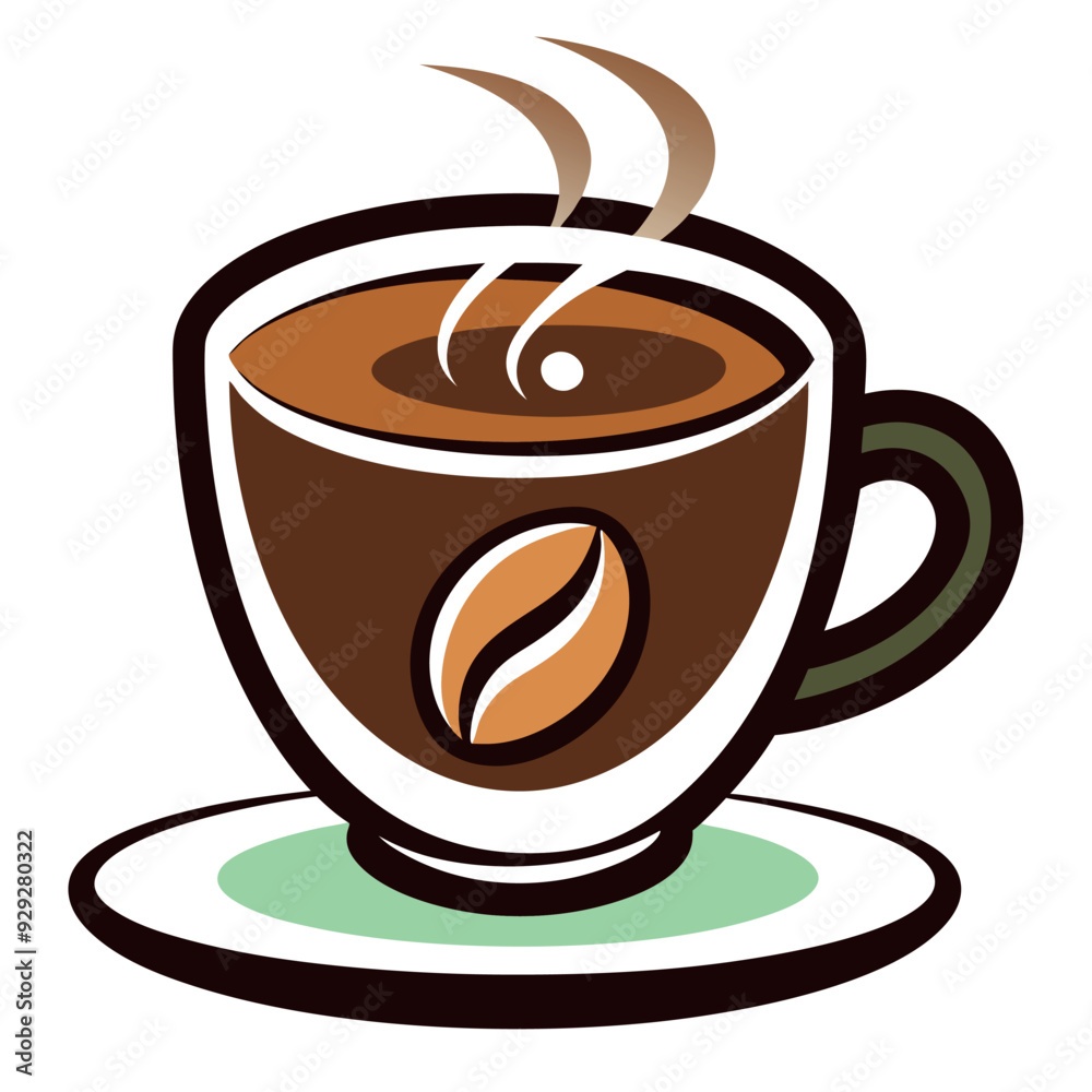 Obraz premium Coffee Cup Vector Design