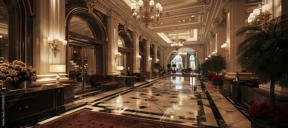 An Elegant and Luxurious Interior Setting with Sophisticated Design Elements
An Elegant and Luxurious Interior Setting with Sophisticated Design Elements