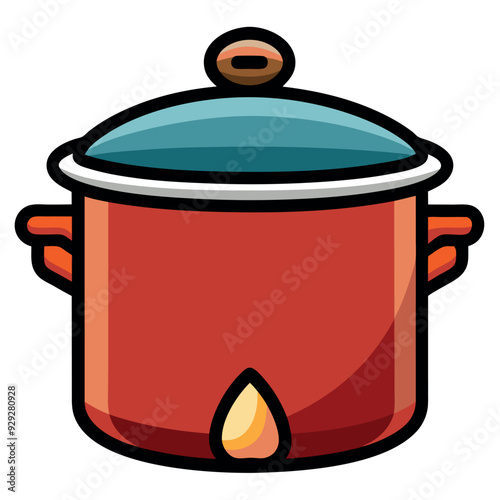Cooking Pot Vector Design