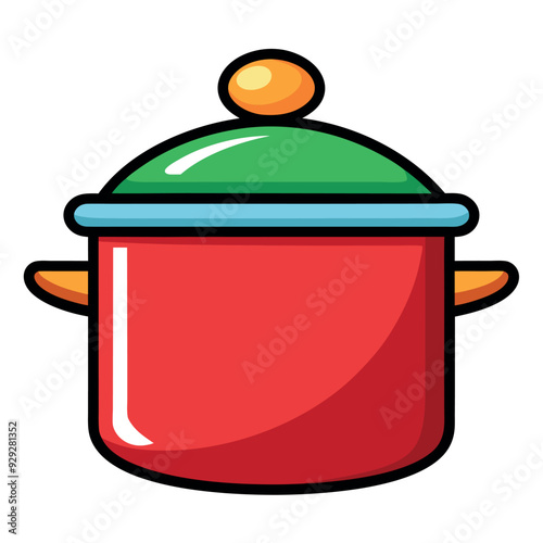 Cooking Pot Vector Design