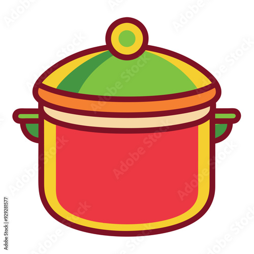 Cooking Pot Vector Design
