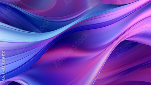 abstract blue and purple background or wallpapper 4k, waves