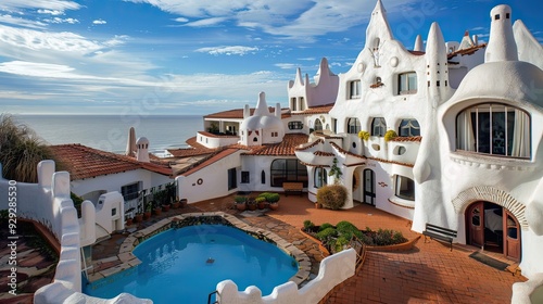 Fototapeta Naklejka Na Ścianę i Meble -  Hotel Casapueblo Punta del Este Uruguay