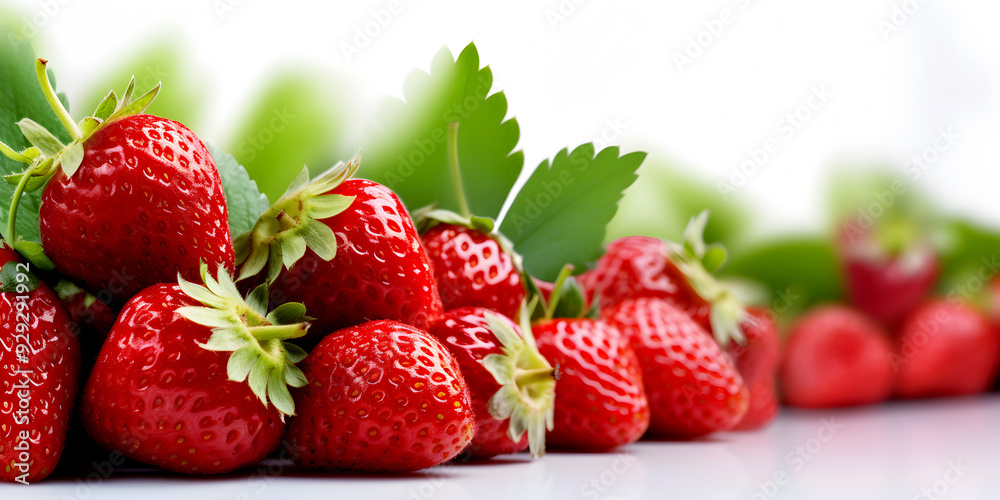 Close up ripe red strawberries fruit background Close up ripe red strawberries fruit background