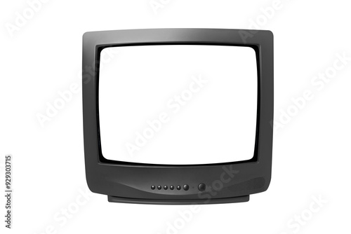 Old analog TV. Retro technology concept
