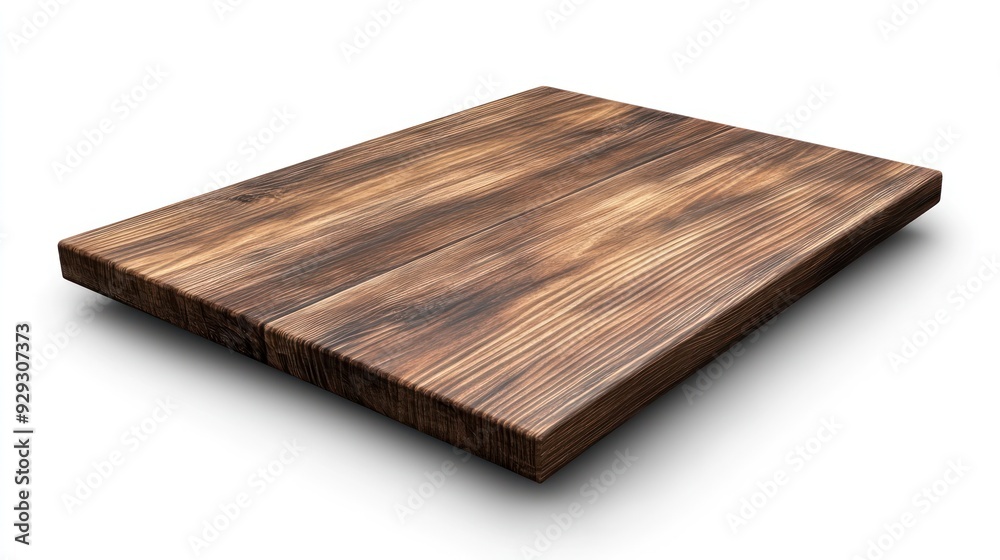 A beautifully crafted wooden cutting board showcasing rich textures and warm tones. A beautifully crafted wooden cutting board showcasing rich textures and warm tones.