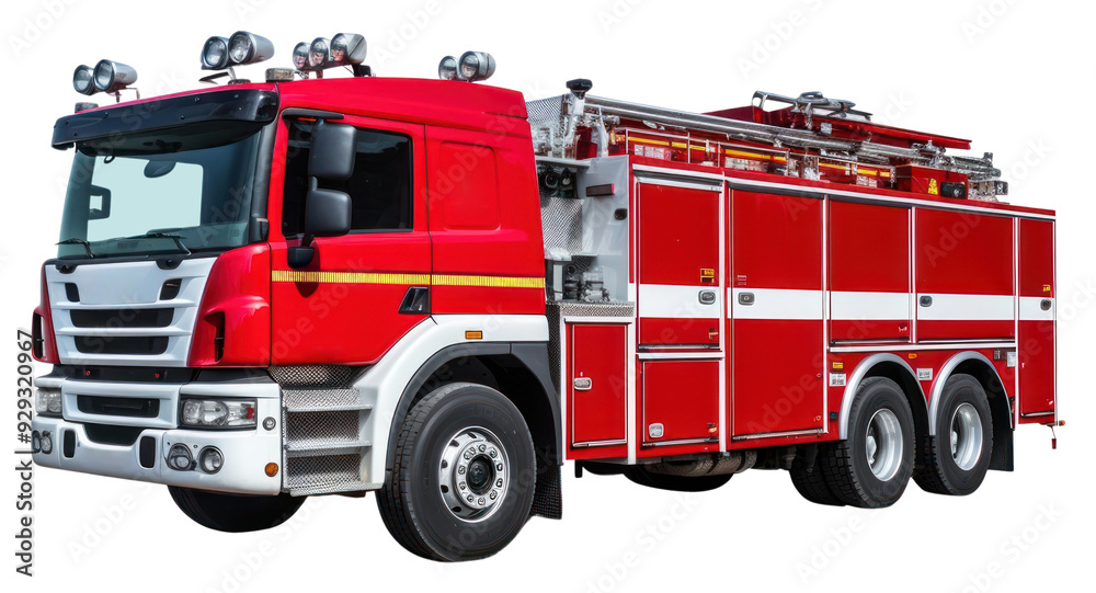 PNG Firetruck vehicle white background transportation. PNG Firetruck vehicle white background transportation.
