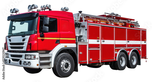 PNG Firetruck vehicle white background transportation.