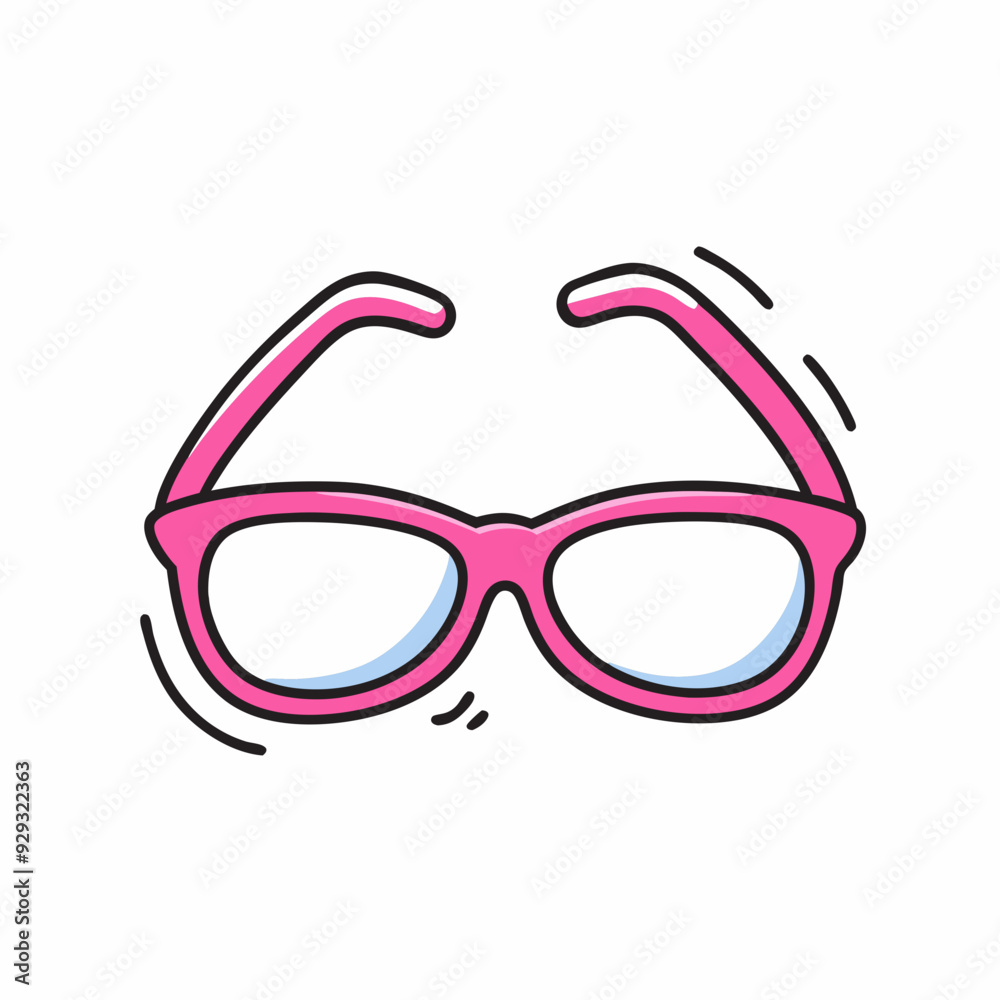 Pink sunglasses stock illustration Pink sunglasses stock illustration