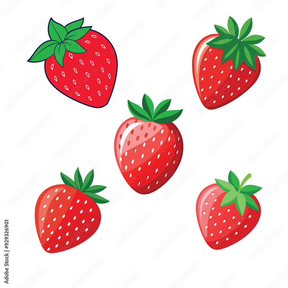 Strawberry Vector line art Design Strawberry Vector line art Design