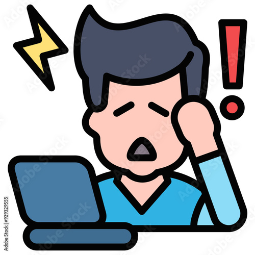 Panic Attack Icon