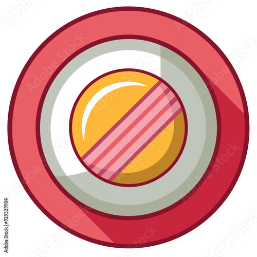 Elegant Plate Vector Illustration
