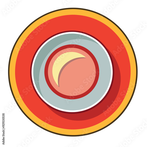 Elegant Plate Vector Illustration