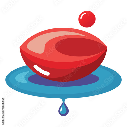 Pool of Blood Vector Illustration