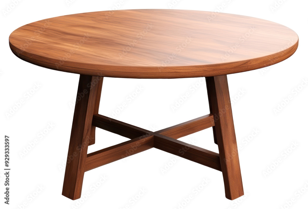 Elegant round wooden table Elegant round wooden table