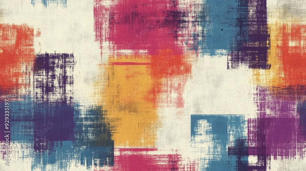 This vibrant and eyecatching abstract geometric pattern features a distressed urban design that is ideal for a variety of applications such as fabric, gift wrapping, and a range of creative projects This vibrant and eyecatching abstract geometric pattern features a distressed urban design that is ideal for a variety of applications such as fabric, gift wrapping, and a range of creative projects