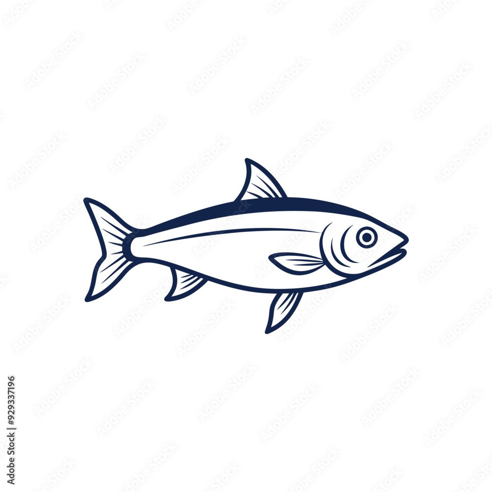 Fish Line art vector Illustration Fish Line art vector Illustration