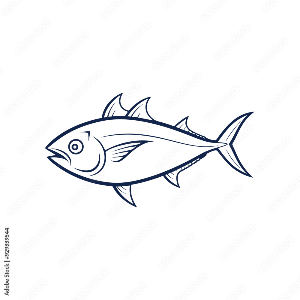 Fish Line art vector Illustration Fish Line art vector Illustration